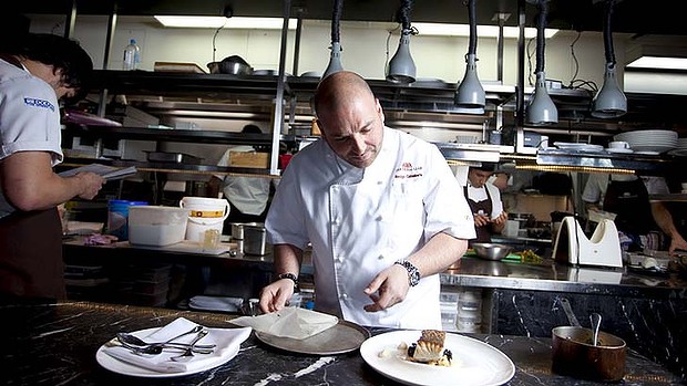 Stop Press: George Calombaris in his restaurant