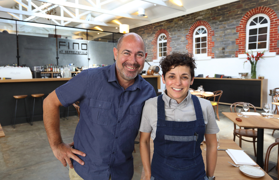 David Swain and Sharon Romeo Fino Restaurant Photo Tony Lewis David Swain and Sharon Romeo Fino Restaurant Photo Tony Lewis