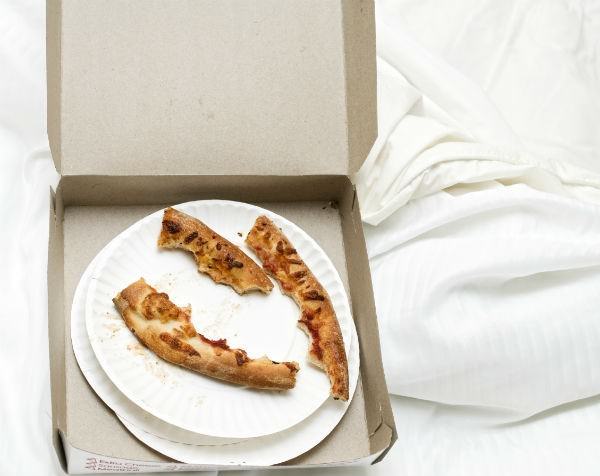 Pizza in Bed