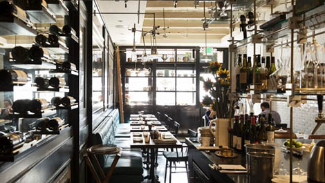 Chef Curtis Stone, shown at Purple Peanuts Japanese cafe, is a fan of the hands-on approach