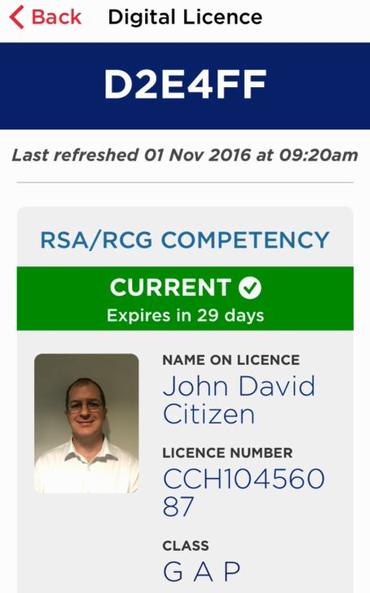 RSA and RCG