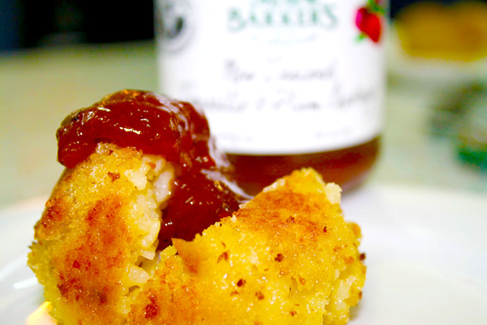 Arancini with Tamarillo & Plum Chutney - Baker's Professional