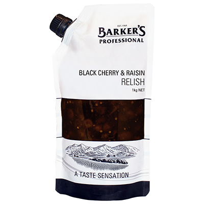 Barkers Black Cherry & Raisin Relish