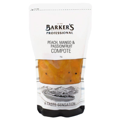 Barkers Peach, Mango & Passionfruit Compote