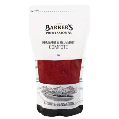 Barkers Compote Rhubarb & Redberry