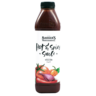 Barkers Cola Rib Hot & Spicy Sauce