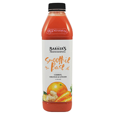 Barker's Carrot, Orange & Ginger Smoothie Base