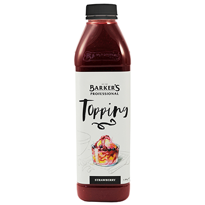 Barkers Strawberry Topping