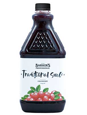 Barker's Cranberry Traditional Sauce