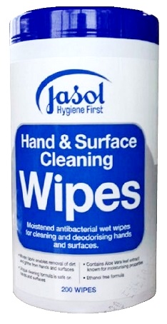 Jasol Hand & Surface Cleaning Wipes