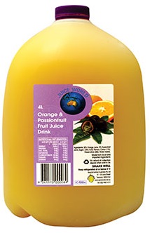 Orange & Passionfruit Fruit Juice drink