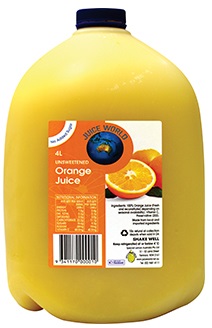 Unsweetened Orange Juice