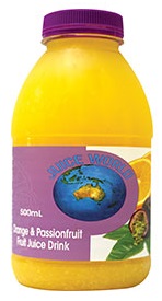 Orange and Passionfruit Fruit Juice Drink