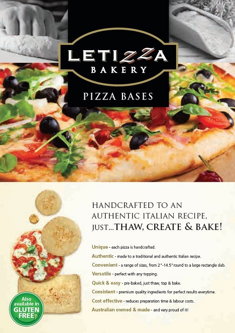 Letizza Pizza Bases Brochure