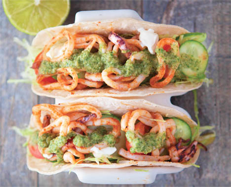 Mission - Charred Calamari Tacos