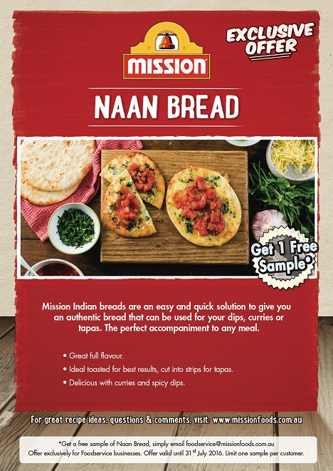 Mission Naan Bread Promo