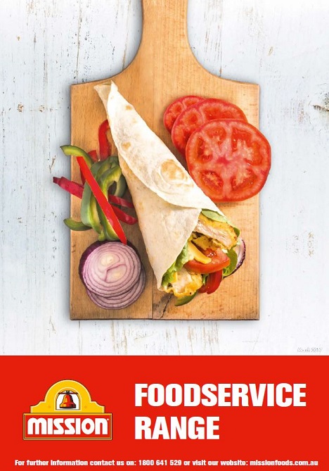 2017 Mission Foodservice range brochure cover