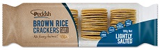 Peckish Brown Rice Crackers Lightly Salted
