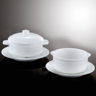 Double Lines 17cm Saucers