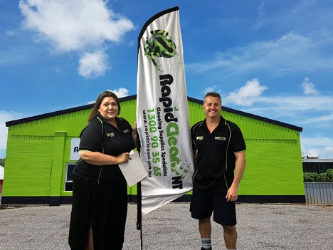 NT RapidClean Manager and Staff Member