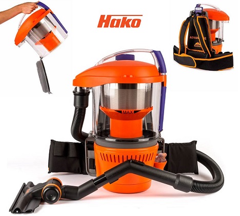 Hako Bagless Backpack Vacuum Image