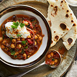 Riviana Moroccan Chickpea And Spinach Tajine