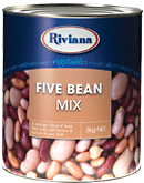 Riviana Five Bean Mix 3kg