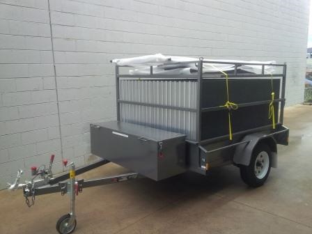 Custom designed storage trailer
