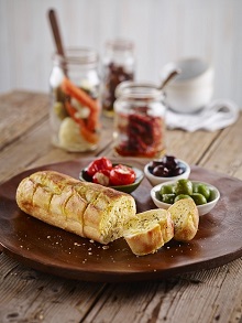 Tip Top Garlic Bread and antipasto