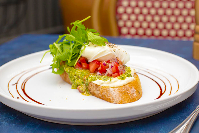 Tip Top Foodservice - RECIPE: Easy Breakfast Bruschetta on Speedibake Traditional Sourdough Vienna