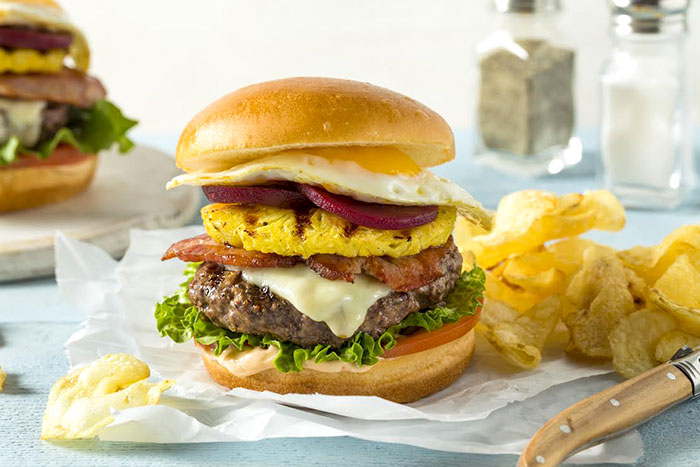 Pineapple in Burgers - Riviana Foodservice